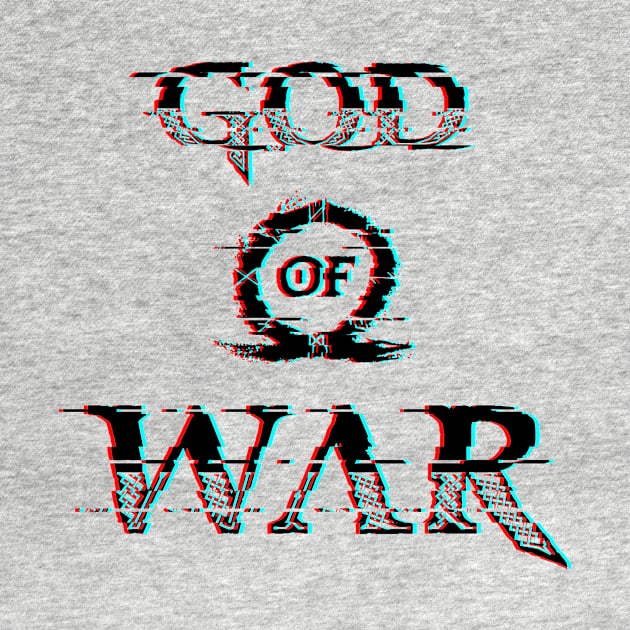 God Of War Logo Glitch Effect Black by bardor2@gmail.com